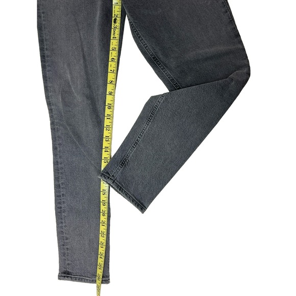 AGOLDE Button Fly Jeans Gray Premium Denim Cotton Blend Skinny Leg  SZ 24
